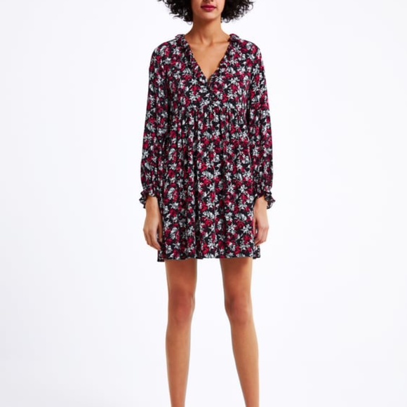 Floral print dress Zara XS - Picture 1 of 3